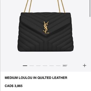 Brand new never used YSL LouLou bag in medium